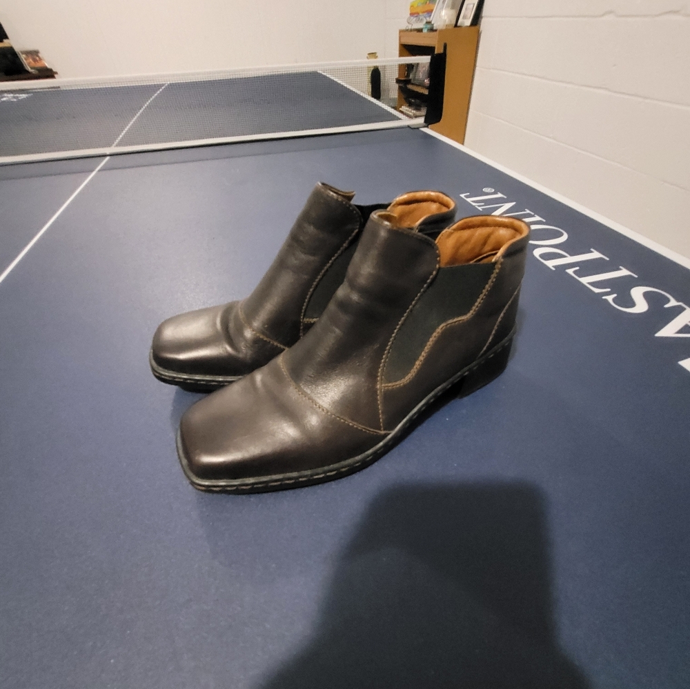 Women BrownLeather Ankle Boots